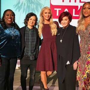 Paris Hilton était l'invitée de l'émission The Talk sur CBS. Novembre 2018.