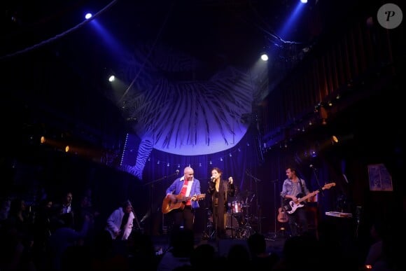 Semi-Exclusif - Charlotte Valandrey a fêté son 50ème anniversaire lors de son concert au Zèbre de Belleville à Paris. Le 29 novembre 2018 © Cédric Perrin / Bestimage