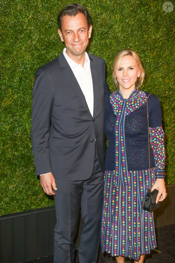 Tory Burch et Pierre-Yves Roussel lors de la soirée annuelle "Chanel's Eleventh" lors du Festival du Film de Tribeca à New York, le 8 avril 2016.