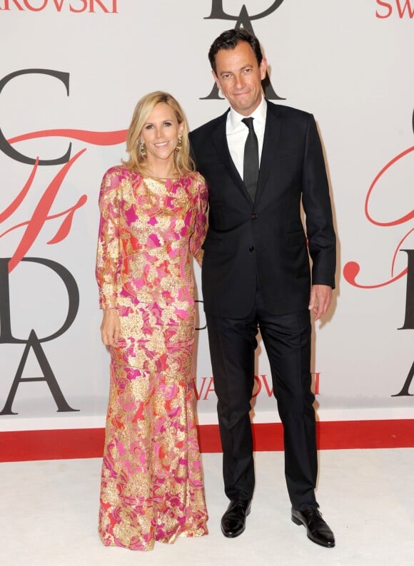 Tory Burch et Pierre-Yves Roussel en couple à la soirée des CFDA Fashion Awards 2015 au Lincoln Center à New York, le 1er juin 2015. 