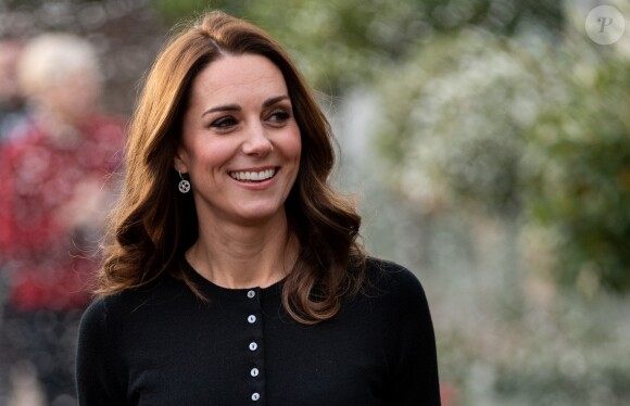 Le prince William, duc de Cambridge, et Catherine Kate Middleton, duchesse de Cambridge, arrivent à une fête de Noël pour le personnel de la RAF (Royal Air Force) Coningsby et Marham à Londres le 4 décembre 2018.