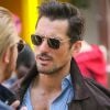 David Gandy à son arrivée au défilé de mode "Barbour International" lors de la fashion week de Londres. Le 11 juin 2018
