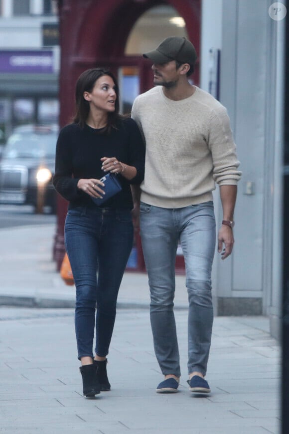 Photo David Gandy a son arrivee au defile de mode Barbour International lors de la fashion week de Londres. Le 11 juin 2018 Purepeople