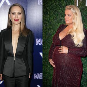 Natalie Portman et Jessica Simpson en 2018.