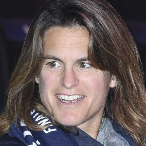 Amélie Mauresmo - People lors du 4ème match de la Finale de la coupe Davis en simple opposant la France à la Belgique remporté par D.Goffin (7-6 [5], 6-3, 6-2) au Stade Pierre Mauroy à Lille , le 26 novembre 2017. © Perusseau-Veeren/Bestimage