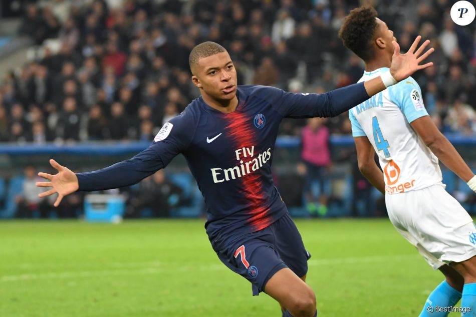 Kylian Mbappé Olympique De Marseille Paris Saint Germain Au Stade Orange Vélodrome à 1034