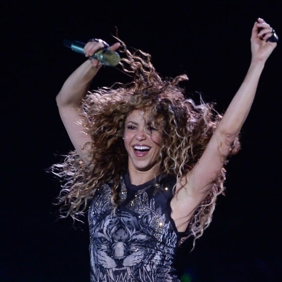 Shakira en concert (El Dorado World Tour) à Sao Paulo au Brésil, le 21 octobre 2018