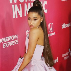 Ariana Grande au photocall de la 13ème édition des "Billboards Annual Women in Music Event" à New York, le 6 décembre 2018.