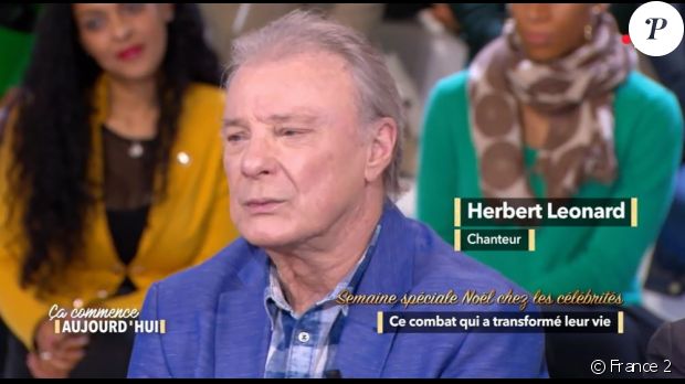 Herbert Léonard dans l&#039;émission &quot;Ca commence aujourd&#039;hui&quot; diffusée sur France 2 le 12 décembre 2018.