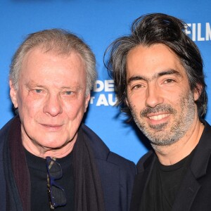 Herbert Léonard et Emmanuel Gillibert (réalisateur) - Avant-première du film "Les dents, pipi et au lit" au cinéma UGC Ciné Cité Les Halles à Paris, France, le 27 mars 2018. © Veeren/Bestimage