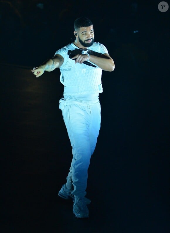 Drake en concert à l'American Airlines Arena à Miami le 13 novembre 2018.