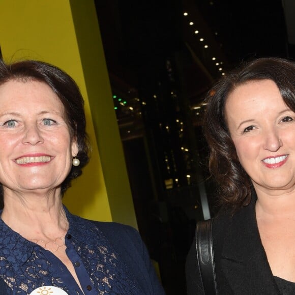 Exclusif - Anne Roumanoff - Dîner à la fondation Cartier au profit de La Chaîne de l'Espoir à Paris, le 14 décembre 2018. © Coadic Guirec/Bestimage