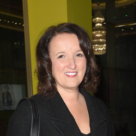 Exclusif - Anne Roumanoff - Dîner à la fondation Cartier au profit de La Chaîne de l'Espoir à Paris, le 14 décembre 2018. © Coadic Guirec/Bestimage