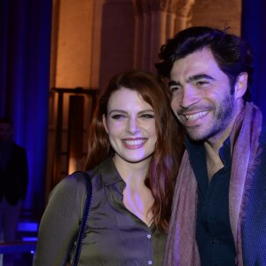 Exclusif - Elodie Frégé et son compagnon Gian Marco Tavani - Soirée de lancement de la marque Trilobe Watches au musée des Arts et Métiers à Paris, France, le 17 décembre 2018. © Rachid Bellak/Bestimage