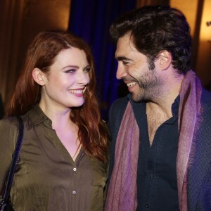 Elodie Frégé et son compagnon Gian Marco Tavani - Soirée de lancement de la marque Trilobe Watches au musée des Arts et Métiers à Paris, France, le 17 décembre 2018.