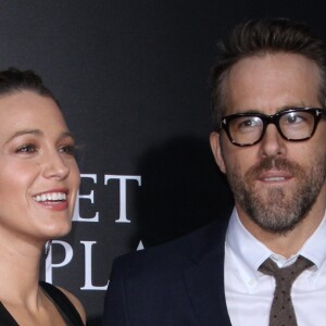 Blake Lively, son mari Ryan Reynolds lors de la première de 'A Quiet Place' au Loews Lincoln Square à New York. Le 2 avril 2018