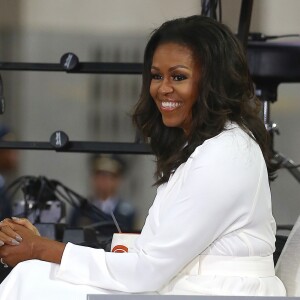 Michelle Obama au Today show à l'occasion de la journée internationale de la fille à New York. Le 11 octobre 2018