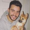 Anthony Matéo des "Princes de l'amour 6" et son chien - Instagram, 21 novembre 2018