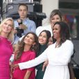 Zendaya Coleman, Karlie Kloss, Kelly Clarkson, Michelle Obama, Freida Pinto sur le plateau de l'émission "NBC's Today" pour célébrer la "Journée internationale de la Fille" à New York, le 11 octobre 2018.