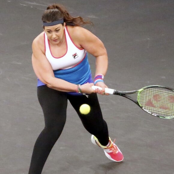 Le retour de Marion Bartoli lors du mini-tournoi d'exhibition Tie Break Tens au Madison Square Garden à New York City, New York, Etats-Unis, le 5 march, 2018. Marion Bartoli a été éliminée dès le premier tour par S.Williams (10-6). Elle rentrera en tournoi officiel à Monterrey où elle a obtenu une invitation. © Charles Guerin/Bestimage