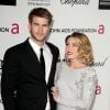 Liam Hemsworth et Miley Cyrus - Soirée pour les 20e Annual Academy Awards eu bénéfice de la fondation Elton John à West Hollywood le 26 février 2012.