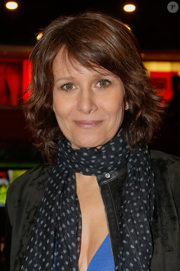 Exclusif - Carole Rousseau au concert de Véronic Dicaire à l'Olympia à Paris, le 18 février 2015.