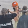 Exclusif - Kendall Jenner lors d ‘une séance photo sur une plage à Malibu le 15 décembre 2018