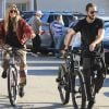 Heidi Klum fait un balade avec son fiancé Tom Kaulitz et trois de ses enfants à Santa Monica le 29 décembre 2018.