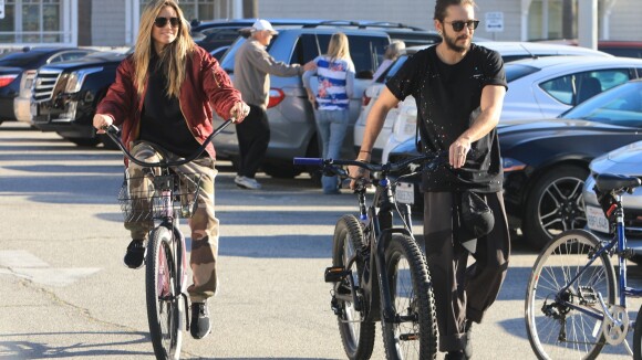 Heidi Klum : Virée complice en vélo avec son jeune fiancé et ses enfants