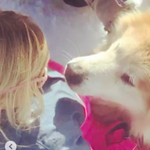 Elodie Gossuin en famille à la Plagne, le dernier week-end de 2018.