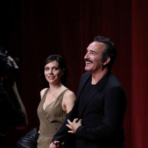 Jean Dujardin et sa femme Nathalie Péchalat - Cérémonie d'Ouverture de la 10ème édition du Festival Lumière à Lyon le 13 octobre 2018 © Dominique Jacovides / Bestimage