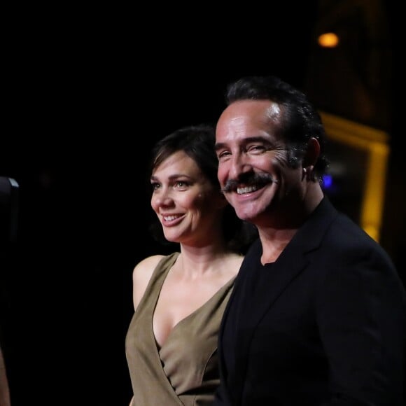 Jean Dujardin et sa femme Nathalie Péchalat - Cérémonie d'Ouverture de la 10ème édition du Festival Lumière à Lyon le 13 octobre 2018 © Dominique Jacovides / Bestimage