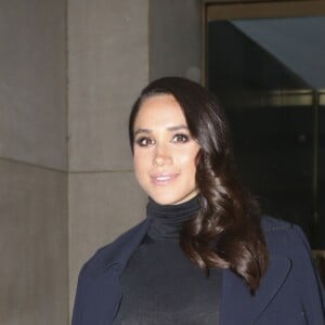 Meghan Markle arrive et quitte les studios de l'émission 'The Today Show' à New York, le 18 mars 2016.