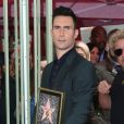 Adam Levine reçoit son étoile sur le Walk of Fame à Hollywood, le 10 février 2017