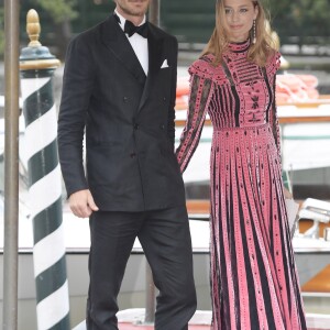 Beatrice Borromeo et Pierre Casiraghi à la soirée "Franca Sozzani Award" lors du 74e Festival International du Film de Venise (Mostra) le 1er septembre 2017.