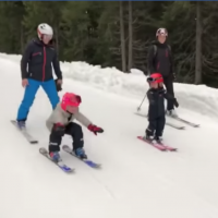 Victoria de Suède : Le prince Oscar, 2 ans, file à fond sur les skis