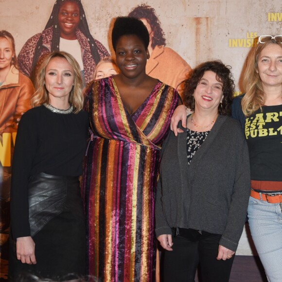 Audrey Lamy, Déborah Lukumuena, Noémie Lvovsky et Corinne Masiero - Avant-première du film "Les Invisibles" au cinéma Gaumont Opéra à Paris, le 7 janvier 2019. © Coadic Guirec/Bestimage