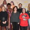 Audrey Lamy, Déborah Lukumuena, Noémie Lvovsky, Louis-Julien Petit (habillé en Lanvin, chaussures Louboutin), Adolpha Van Meerhaeghe et Corinne Masiero - Avant-première du film "Les Invisibles" au cinéma Gaumont Opéra à Paris, le 7 janvier 2019. © Coadic Guirec/Bestimage