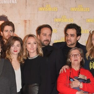 Déborah Lukumuena, Brigitte Sy, Pablo Pauly, Noémie Lvovsky, Sarah Suco, Audrey Lamy, Louis-Julien Petit, Quentin Faure, Adolpha Van Meerhaeghe, Corinne Masiero, Marie Christine Orry, Claire Lajeunie - Avant-première du film "Les Invisibles" au cinéma Gaumont Opéra à Paris, le 7 janvier 2019. © Coadic Guirec/Bestimage