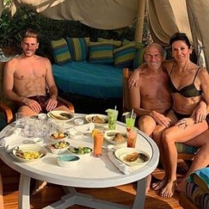 Luca Zidane publie une photo de ses vacances en famille à Dubaï le 7 janvier 2019.