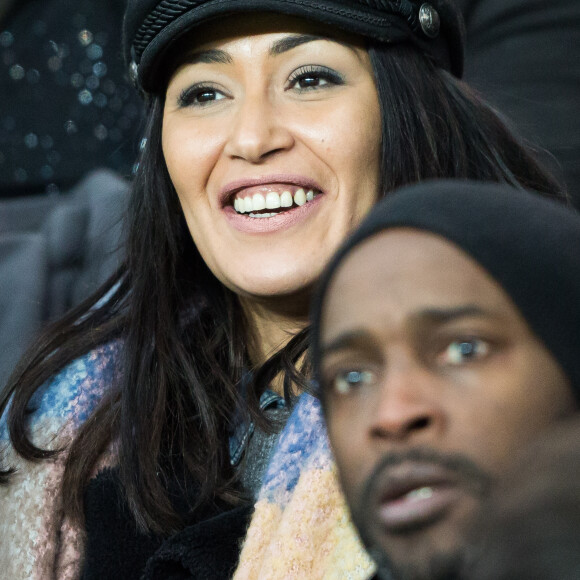 Karima Charni au Parc des Princes à Paris le 9 janvier 2019 lors du quart de finale de la Coupe de la Ligue entre le PSG et l'En Avant Guingamp. © Cyril Moreau/Bestimage