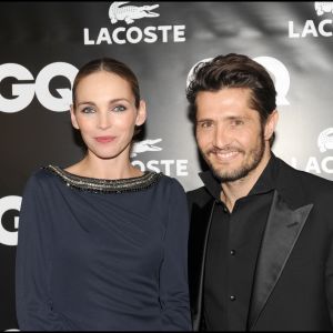 Bixente Lizarazu et Claire Keim - Soirée GQ à Paris, le 19 janvier 2011.