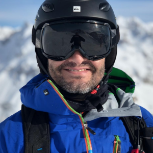 Bixente Lizarazu à Val d'Isère, le 26 décembre 2018.