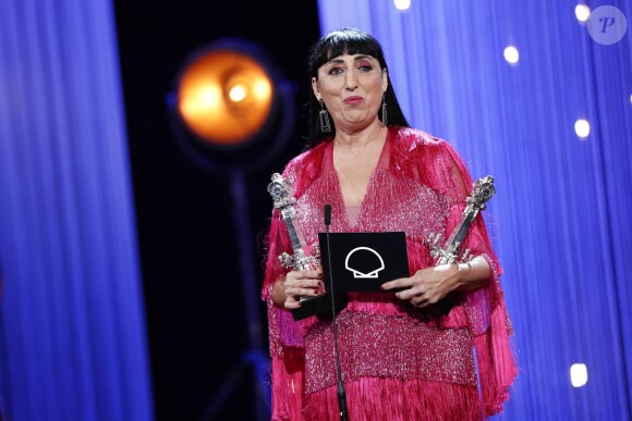 Rossy de Palma - Remise des prix lors de la cérémonie de clôture du 66ème festival du film de San Sebastian le 29 septembre 2018.