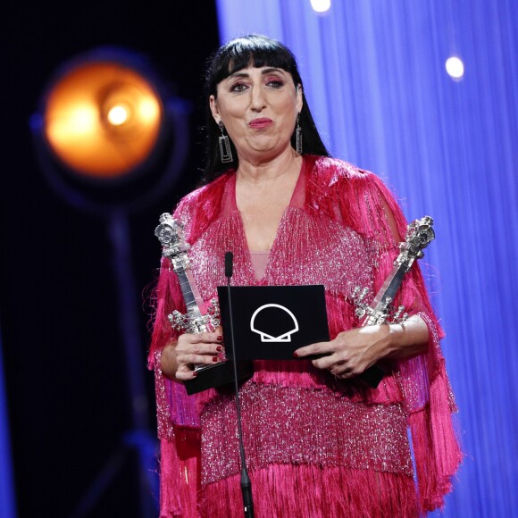 Rossy de Palma - Remise des prix lors de la cérémonie de clôture du 66ème festival du film de San Sebastian le 29 septembre 2018.