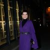 Cristina Cordula arrive au défilé Giambattista Valli au Centre Pompidou lors de la Fashion Week Haute Couture, collections printemps/été 2019. Paris, France, le 21 janvier 2019. © CVS/Bestimage