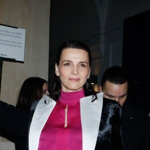 Juliette Binoche - Arrivées des people au défilé de mode Haute-Couture printemps-été 2019 Balmain à Paris le 23 janvier 2019. © Veeren-CVS/Bestimage