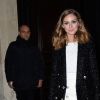 Olivia Palermo - Arrivées des people au défilé de mode Haute-Couture printemps-été 2019 Balmain à Paris le 23 janvier 2019.