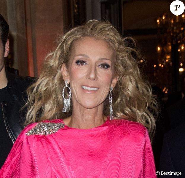Semi-exclusif - Céline Dion et Pepe Munoz quittent l'hôtel De Crillon pour se rendre Moulin Rouge à Paris, le 24 janvier 2019.