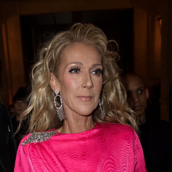 Semi-exclusif - Céline Dion et Pepe Munoz quittent l'hôtel De Crillon pour se rendre Moulin Rouge à Paris, le 24 janvier 2019.